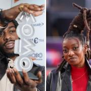 Knucks (left) and Little Simz (right) were both awarded with the Mobo award