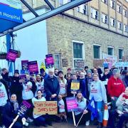 Jeremy Corbyn joined nurses on strike outside Great Ormond Street Hospital