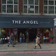The Angel Wetherspoon in Islington has shut down