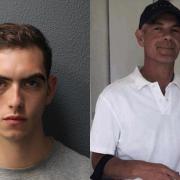 James Peppiatt (left) has been found guilty of murdering Tony Eastlake (right)