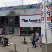 Site of Arsenal shop Station Place, Finsbury Park. Google Street View July 2018