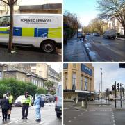 A crime scene was in place in Tufnell Park Road throughout yesterday (December 12)