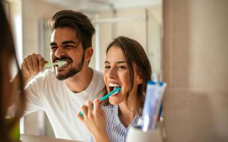 Brushing, flossing and rinsing with mouthwash twice a day are the basic steps to achieving good dental hygiene.