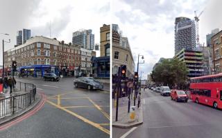Two north London junctions - one in Finsbury Park and one in Shoreditch - were among the most dangerous