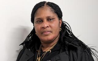 Jessica Plummer from the Shaquan Sammy-Plummer Foundation which works to prevent knife crime. Her son Shaquan was fatally stabbed in 2015. Pic Julia Gregory, free for use by partners of BBC news wire service