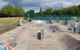 The skate park as it looks now